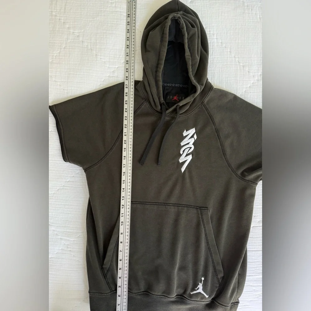 Jordan Zion Sleeveless Hoodie Dri-FIT Black/Olive Men’s S